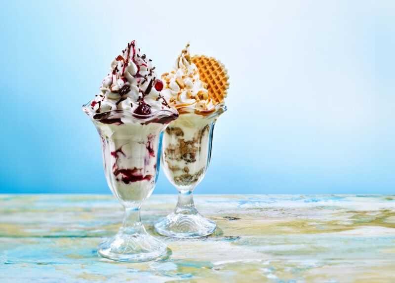 Frozen Joghurt im Glas